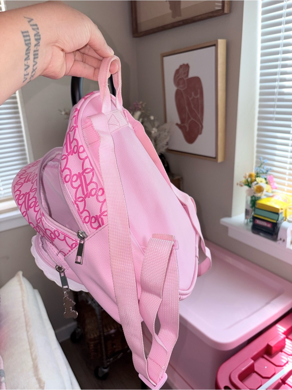 Barbie Pink Backpack with Matching Pink 'California Dreamin' Cap BUNDLE - Picture 12 of 12